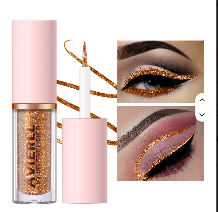 Eyeliner Metalic cu Efect Sclipitor