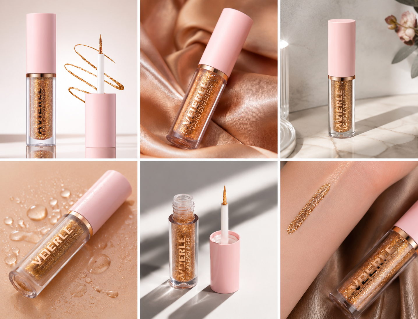 Eyeliner Metalic cu Efect Sclipitor